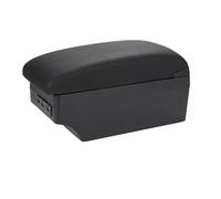 Braccioli per Auto, compatibili con Fiesta 2009-2014 2015 2016 2017. Bracciolo per Auto a Doppio Strato con Scatola portaoggetti, Organizer per bracciolo Sedile e interfaccia USB.