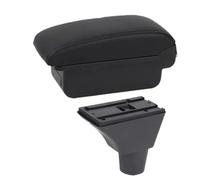 Braccioli per auto Per Fiat Panda II 2 Box Bracciolo Poggiagomito Console Centrale Scatola Portaoggetti Porta USB Retrofit Accessori Auto(A1 Black line NO USB)