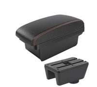 Braccioli per auto Per SEAT Ibiza 6j Ibiza 6L Car Center Console Bracciolo Modificato Portaoggetti Multifunzione USB Accessori Interni(A1 Black red NO USB)