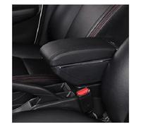Braccioli Per Auto Per T&oyota Per Yaris Per Vitz 2006-2011 Auto Bracciolo Box Center Console Scatola Immagazzinaggio Girevole A Scomparsa Doppio Strato Braccioli(D Styke All Black)