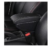 Braccioli Per Auto Per T&oyota Per Yaris Per Vitz 2006-2011 Auto Bracciolo Box Center Console Scatola Immagazzinaggio Girevole A Scomparsa Doppio Strato Braccioli(B Styke Black White)