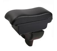 Braccioli per auto Per VW Per Touran Caddy Box Bracciolo Console Centrale Custodia Portaoggetti Supporto Per Gomito Del Conducente Fibra Carbonio(B-No USB-Black line)