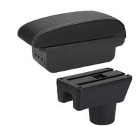 Braccioli Poggiabraccio Per Dodge Per Attitude Bracciolo Box Accessori Per Auto(B3 Black white 3USB)
