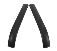 Braccioli Sedia Ufficio in Plastica Nera, Coppia 30,5x4x2cm | Ricambio per Tubi Tondi, Soluzione per Riparare Braccioli Usurati, Stabilità Migliorata per Studio e Casa