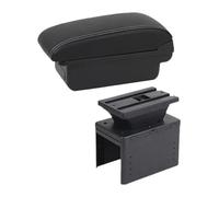 Braccioli Vano Portaoggetti Per Hyundai Per I20 2021 2022 2023 2024 Bracciolo Per Auto Parti Interne Accessori Per Riporre Oggetti(A1 Black White Nousb)