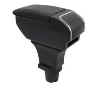 Bracciolo a doppio strato per Fiat 500 CRONOS console centrale scatola portaoggetti con portabicchieri accessori nero