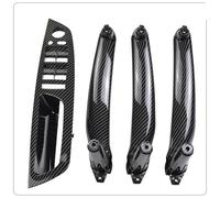 Bracciolo Auto Anteriore Sinistro Lato Guida LHD Maniglia Interna Pannello Interno Tira Rivestimento Copertura per B&MW E70 E71 X5 X6 2006-2014(4pcs Black)