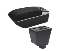 Bracciolo Auto Bracciolo Box Accessori Auto Scatola Di Immagazzinaggio Per Uno Scopo Speciale Per Renault Per Clio 3 4 III IV Per Captur(D1 Black Line NO usb)