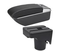 Bracciolo Auto Centrale Console Box Bracciolo Per VW Per Golf 6 Per Golf 5 Mk6 MK5 Per Jetta 5 Box Portaoggetti For Bracciolo For Auto Dettagli Interni MNGNCBXWK(D3 Black white NoUSB)