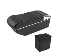 Bracciolo Auto Centrale Console For La Modifica Del Bracciolo Dell'auto Per Citroen Per Berlingo Consolle Centrale Rialzata, Scatola Portaoggetti A Doppio Strato MNGNCBXWK(A1 curved red line)