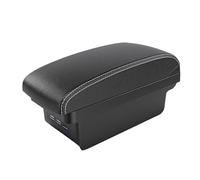 Bracciolo Auto Centrale Console Per VW Per Polo 2020-2024 Bracciolo For Auto Bracciolo Dedicato Scatola Portaoggetti Retrofit Parti Retrofit Accessori MNGNCBXWK(B3 Black white 3 USB)