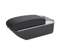 Bracciolo Auto Compatibile Con MINI Per Cooper Per R50 R52 R53 R56 R57 R58 F55 F56 2010-2020 Scatola Bracciolo Per Auto Scatola Portaoggetti A Doppio Strato Accessori Modifica Interna(B Black line)