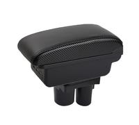 Bracciolo Auto Per Citroen Per C2 Per C3 Bracciolo Per Auto Scatola Portaoggetti Parti Dedicate Interni Retrofit Supporto Per Gomiti Conducenti E Passeggeri (A-No USB-Red Line)