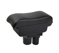 Bracciolo Auto Per Citroen Per C2 Per C3 Bracciolo Per Auto Scatola Portaoggetti Parti Dedicate Interni Retrofit Supporto Per Gomiti Conducenti E Passeggeri (B-No USB-Red Line)