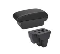 Bracciolo Auto Per KIA Per RIO Per Bracciolo Per Sud Per America 2015 2016 2017 2018 2019 Bracciolo Bracciolo Box Parte Auto Storage Accessori Auto(C3 Black white NOUSB)