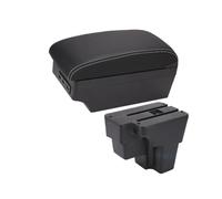 Bracciolo Auto Per KIA Per RIO Per Bracciolo Per Sud Per America 2015 2016 2017 2018 2019 Bracciolo Bracciolo Box Parte Auto Storage Accessori Auto(A3 Black white 7USB)