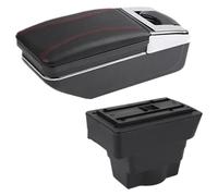 Bracciolo Auto Per Opel Per Astra J Bracciolo Box Retrofit Parti Centro Auto Vano Portaoggetti Interno(A red line NO USB)