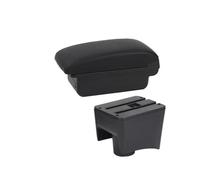 Bracciolo Auto Per POLO Per Mk5 6R Per 2010 2011 2012 2013 2014 2015-2018 Bracciolo Auto Scatola Portaoggetti Accessori Interni Auto Retrofit Auto Braccioli(A1 Black line NO USB)