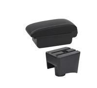 Bracciolo Auto Per POLO Per Mk5 6R Per 2010 2011 2012 2013 2014 2015-2018 Bracciolo Auto Scatola Portaoggetti Accessori Interni Auto Retrofit Auto Braccioli(A1 Black white NOUSB)