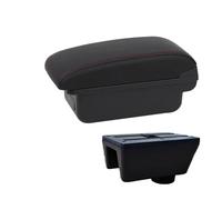 Bracciolo Auto Per Seat Per Ibiza Mk4 6J 2008-2017 Bracciolo Centrale Per Interni Scatola Portaoggetti Per Dedicata Ai Ricambi Auto Braccioli(B Red line 3 USB)