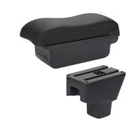 bracciolo auto Per SUZUKI Per SX4 Scatola Bracciolo Portaoggetti Con Superficie Curva Auto Semplice(B2 Black line 3USB)
