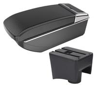 Bracciolo Auto Per VW Per POLO Mk5 6R Per Vento Bracciolo Per Auto Scatola Interni Parti Ricambio Accessori Riporre Interfaccia USB(B3 Black white NO USB)