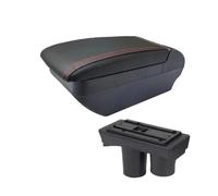 Bracciolo Auto Portaoggetti Portabicchieri Interno Accessori Auto Per Citroen Per C-Elysee Scatola bracciolo auto(F linea rossa Nessuna USB)