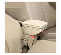 bracciolo auto Scatola Portaoggetti Universale Bracciolo Auto Stile Interni Contenitore Centrale Contenuto Negozio Accessori Parti(Beige)