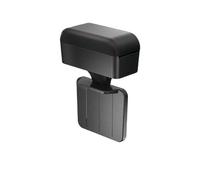 Bracciolo Auto Scatola Portaoggetti Universale Per Bracciolo Auto Supporto Per Gomiti Altezza Regolabile Organizer Per Sedile Braccioli(Black-Red)