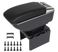 Bracciolo Auto Universale Nero con Kit Montaggio