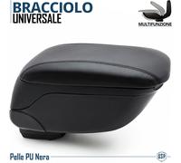 Bracciolo Auto Universale Poggia Braccio Portaoggeti Allungabile Ribaltabile