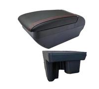 Bracciolo Auto Vano Portaoggetti Centrale Interno Per Toyota Per Hilux 2010 2011 2012 2013 2014 2015 2016 2017 2018 2019(F red line)