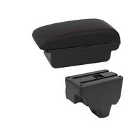 Bracciolo Box Box Bracciolo Adatto Per Peugeot 208 2019-2024, Box Portaoggetti Per Bracciolo Auto, Parti Di Ricambio Dedicate, Accessori Interni Per Auto Braccioli per auto(B1 Black red 3USB)