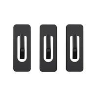 bracciolo Box Clip di fissaggio per limitatore di slittamento per portabicchieri auto, autoadesivo, universale, per slot per console per bottiglie auto(Black-3pcs)