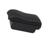 Bracciolo Box Compatibile con Fiat per Fiorino Scatola Bracciolo Auto Scatola Portaoggetti Centrale Retrofit con Accessori per Auto 3USB Parti Interne del Bracciolo della Console(2,White Line)