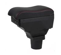 Bracciolo Box Per Ford Per Focus Per MK1 Bracciolo Per Auto Contenitore Centrale Per Contenuti Console Supporto Per Gomito Bracciolo(B-Black white lines)