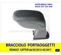 Bracciolo Portaoggetti per 500 2007 al 2015 Poggiabraccio Braccioli auto