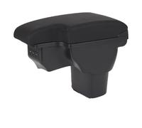 Bracciolo Centrale Auto Per ESQ 2010-2019 Bracciolo Box Accessori Per Auto Dettagli Interni Parti Di Retrofit Per Lo Stoccaggio USB(A2 Black Black line)