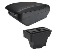 Bracciolo Centrale Auto Per Opel Per Astra J Bracciolo Box Retrofit Parti Centro Auto Vano Portaoggetti Interno(H black line 4USB)