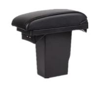 Bracciolo Centrale Per Auto Contenitore Portaoggetti Interno Dedicato Per Peugeot 2008 2012 2013 2014 2015 2016-2018 Scatola(A leather black)
