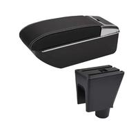 Bracciolo centrale per auto Per Chevrolet Per Spark 3 III Aveo T200 Bracciolo Console Contenitore Decorazione Accessori Auto Parte Interna Box bracciolos Console Centrales(D Black white NoUSB)