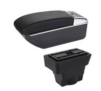bracciolo Centrale per Auto Per Opel Per Astra J - Kit di adattamento per vano portaoggetti nel(B2 Black Line 7usb)