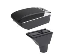 Bracciolo Centrale Per Citroen Per C3 Per C4 Bracciolo Box Auto Bracciolo Box Portaoggetti Interno Dedicato Ricambi Retrofit Accessori Auto Bracciolo Portaoggetti(B black line NO USB)