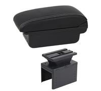 Bracciolo Centrale Per Fiat Per Grande Per Punto Bracciolo Box Auto Bracciolo Centrale Scatola Portaoggetti Interni Retrofit Con USB Accessori Auto Bracciolo Portaoggetti(C1 White Line)