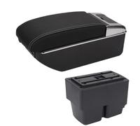 Bracciolo Centrale Per Ford Per Fiesta Bracciolo Box Parti Interne Parti Speciali Retrofit Accessori Auto Scatola Portaoggetti Centrale Bracciolo Auto Auto Poggia Braccio(B3 Black white 7USB)