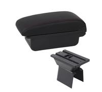 Bracciolo Centrale Per Ford Per Fiesta Mk5 Per Fusion 2002-2012 Bracciolo Box Bracciolo Box Auto Bracciolo Centrale Scatola Portaoggetti Con USB Bracciolo Portaoggetti(B1 red line 3USB)