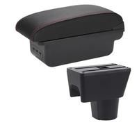 Bracciolo Centrale Per Nissan Per Terrano 3 Bracciolo Centrale Box Portaoggetti Per Auto Parti Accessori Console(B1 Black red 3USB)