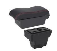 Bracciolo Centrale Per Opel Per Astra Per J 2012-2022 Bracciolo Per Auto, Dettagli Interni Di Rinforzo(C1 Black red No USB)