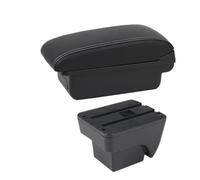 Bracciolo Centrale Per SEAT Per ARONA Per Ibiza Bracciolo Auto Bracciolo Auto Scatola Portaoggetti A Doppio Strato Con Ricarica USB Accessori Auto Auto Poggia Braccio(A1 white line NO USB)