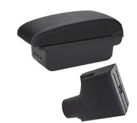 Bracciolo Centrale Per Toyota Per Yaris Per Ibrido 2015-2023 Bracciolo Centrale Per Auto Dettagli Interni Parti Di Retrofit Auto Poggia Braccio(B3 Black white 3USB)